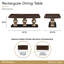 West Kensington Rectangular Dining Table-723081823