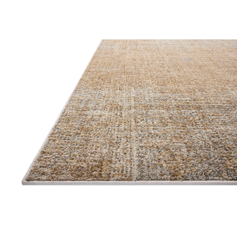 Tapis épice / argent Manoliu, Rectangle 9 pi 6 po x 13 pi