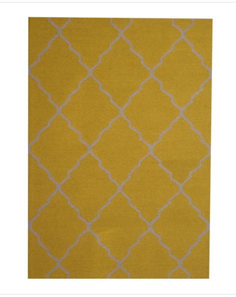 Wool Geometric Indoor Rug