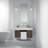 KOHLER Catalan Aluminum Single-Door Medicine Cabinet with 107 Degree Hinge, Frameless with Adjustable Shelves-70324283