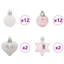 vidaXL Christmas Bauble Plastic-1283166208