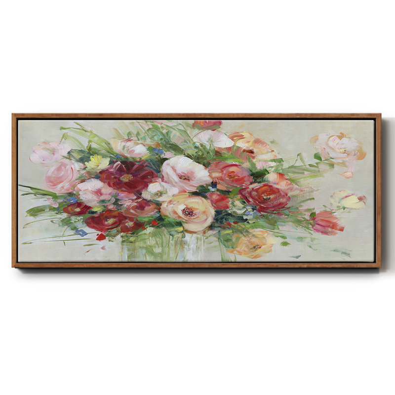 Just Peachy - toile encadrée, H 20 po x l 50 po