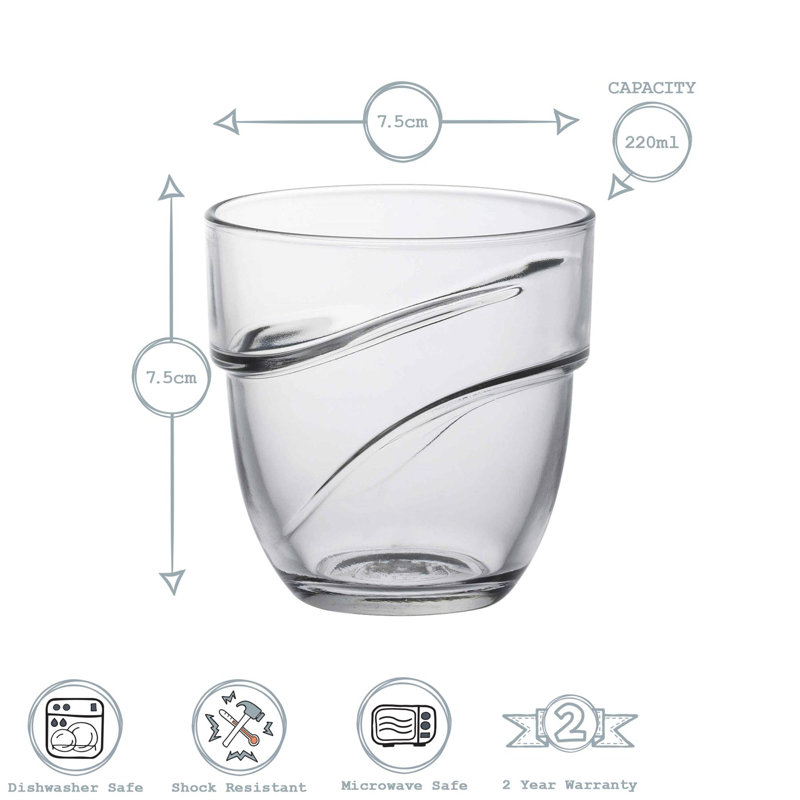 220ml Drinking Glass, 12