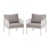 Light Gray Cushion/White Frame is out of stock
