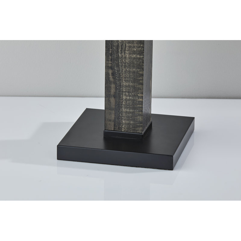Lampe de table 28 po Medeiros, Noir, Gris