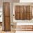 6 Panel Pegboard Display With 360° Metal Hinges Solid Wood Frame For Craft Show