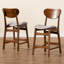Tabouret de comptoir en bois massif 23,6 po Hollman-692288923