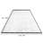 98.43"H Clear Outdoor Clear Awning Waterproof PVC Curtain Rain Shelter for Patios, Decks & Campsites-115294818-61452662