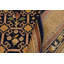 Tapis unique noir / brun clair de 9 pi x 12 pi des années 2000 par Arshs Fine Rugs