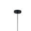 Luminaire suspendu en métal Jeremiah, noir