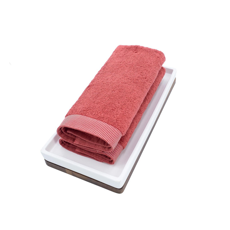Débarbouillette en coton turc, Rouge