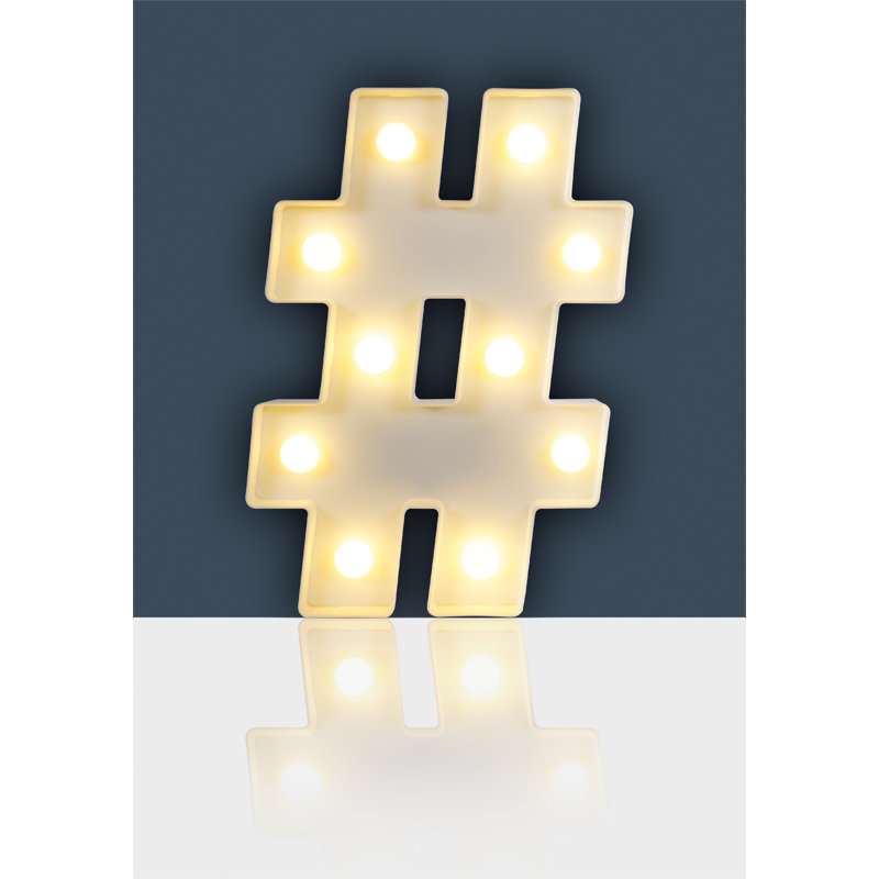 Roshuan 22.5 cm H LED Sign