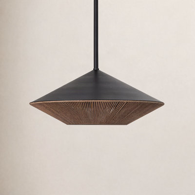Keaz Single Light Steel Pendant