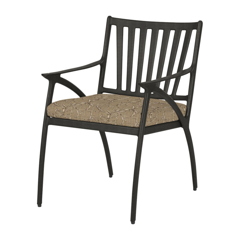 Amari Dining Chair Frame with Cushion, Bessemer, Carbon