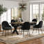 Antin Upholstered Dining Chair With Ergonomic Back And Metal Legs-1941048173