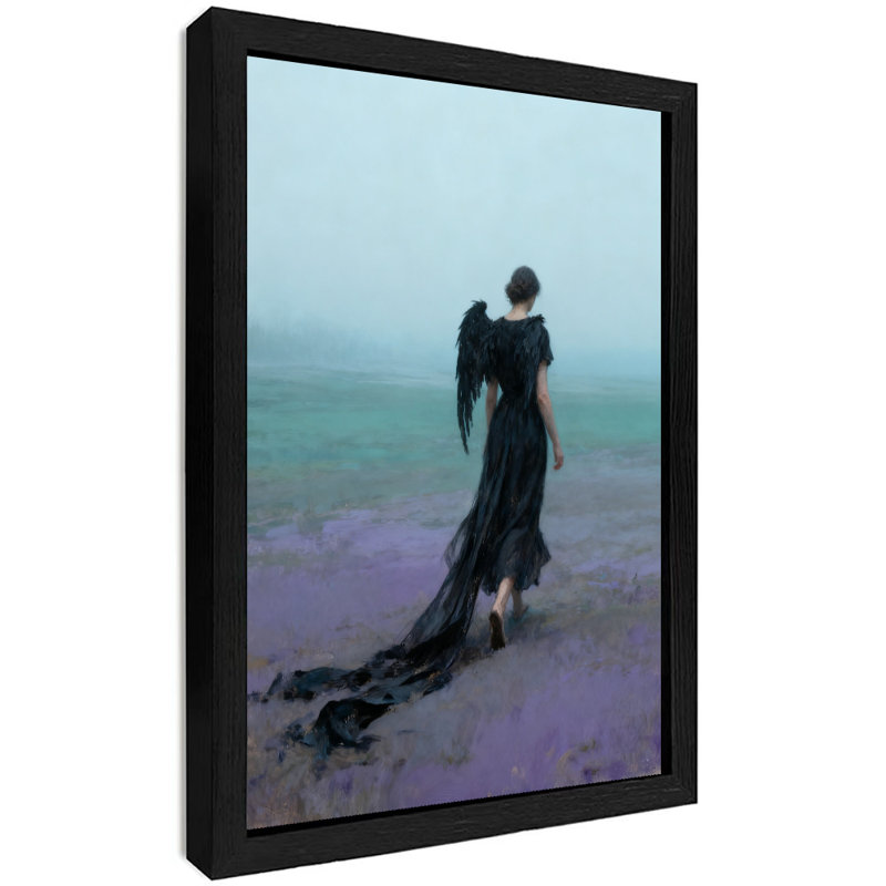 «Black Grace», art mural noir, impressions rétro encadrées, H 11 po x l 9 po