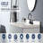 Bathroom faucet with 360 degree turn spout-110825949