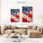 Borges Abstract American Flag-108551900