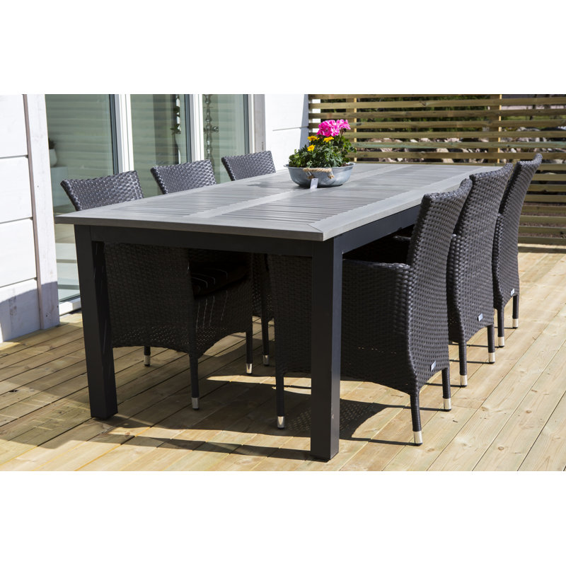 Kamthe Butterfly Leaf Dining Set, Grey