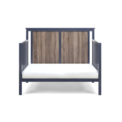 Connelly 4In1 Convertible Crib Midnight Blue/Vintage Walnut