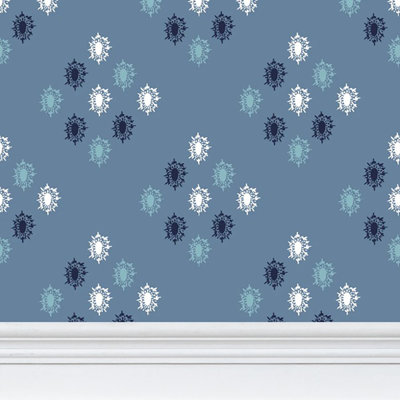 British Brooch Large Repeat Luxury Wallpaper