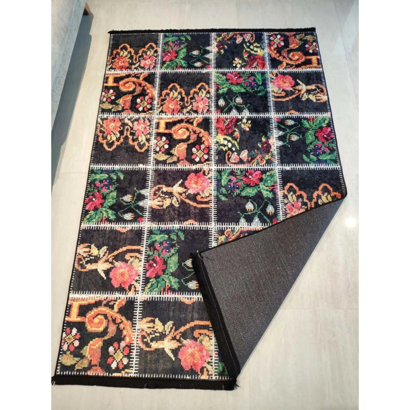 Tapis Toscana avec envers antidérapant, Carré 5 pi 11 po