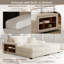 Combinaison de chaise longue convertible surdimensionnée rembourrée-371059571