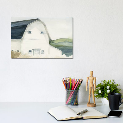 Watercolour Barn IV by Jennifer Paxton Parker - Wrapped Canvas Print