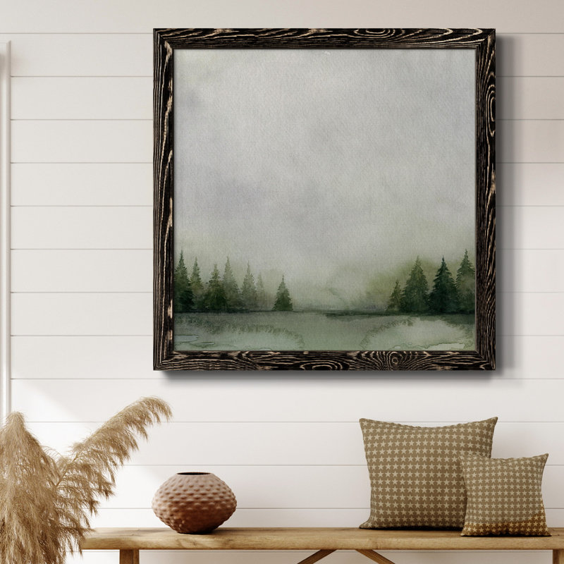 Toile encadrée Timberline I-Premium - prête à être accrochée, Cadre noir, H 27,5 po x l 27,5 po x P 1,5 po