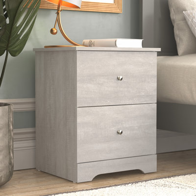 Blaklee Modern 23.7" 2-Drawer Nightstand by Wade Logan