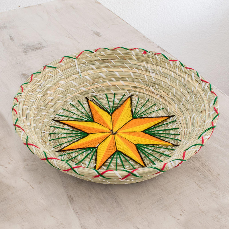 Fibre naturelle Friese en jaune / gris