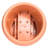 Classic Deck Rail Traditional Plastic Indoor/Outdoor Round Planter-219984326-145363549
