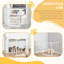 Free Standing Pet Gate With Door