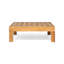 Ensemble de causeuse 3 pièces avec table basse, beige