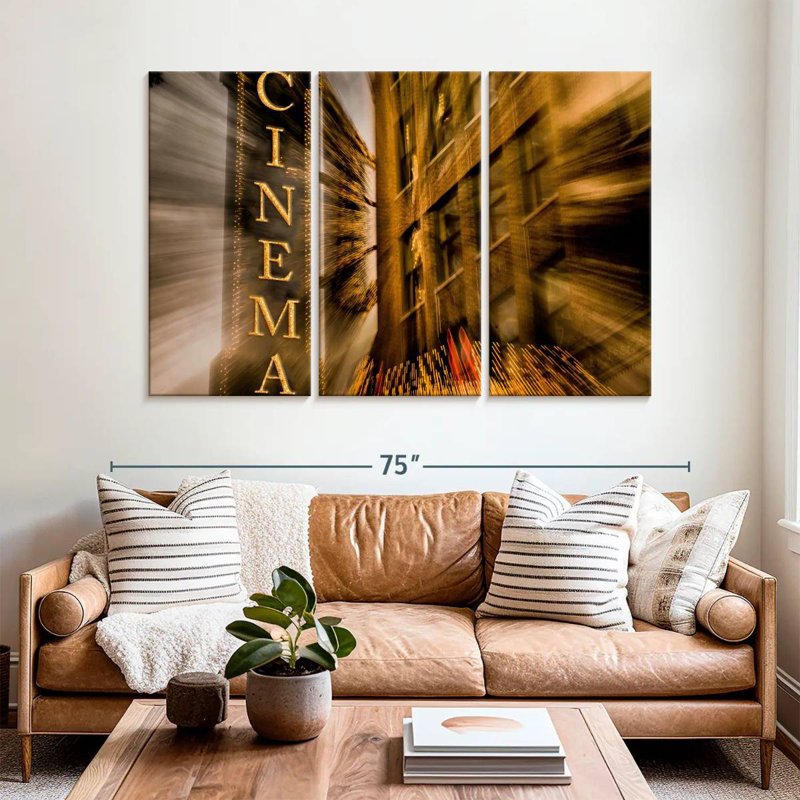 Lilie Cinema Sign, 42" H x 65" W