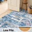 Tapis moderne lavable abstrait avec envers antidérapant-133671249-133671250