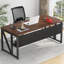 Bureau de direction et classeur latéral 2 pièces Lympsham-1700457987-1713406911