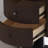 Smoky Wood Color + Black Rectangular Manufactured Wood + Carbon Steel with 2 drawers desk-1811437344-1811437374