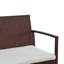 Soffren 4 - Person Wicker Patio Dining Set with Rectangular Table , Cushions Included-1928241305