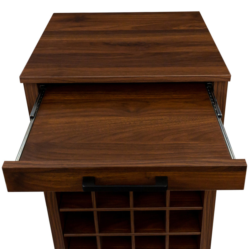 Buffet brun modulaire 24 pièces, Noyer brun