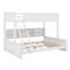 Lit superposé avec armoires de rangement et ports USB-851413843