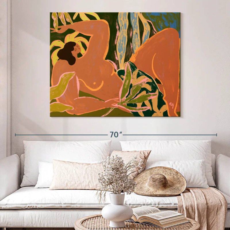 Lazy, 36" H x 45" W