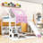 Artia Playful Loft Bed With Slide, Staircase-1301877095-1301877088