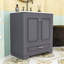 Meuble-lavabo de 30 po avec lavabo, tablette réglable, tiroir et portes