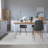 Two Tone Fringed Area Rug-115616300