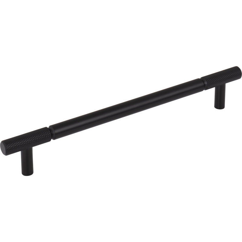 Prestwick Bar Pull, Flat Black, 7 9/16" Center To Center