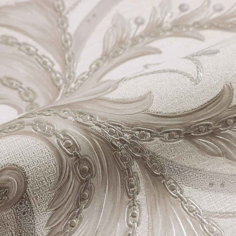 Rouleau de damas Olushola, Blanc