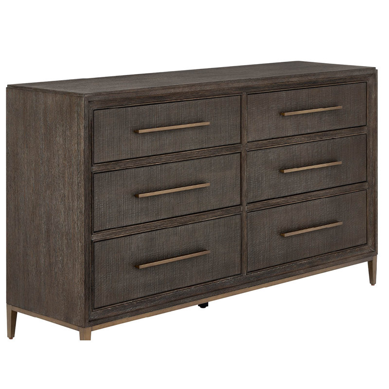 Montclair 6 - Drawer Solid Wood Dresser