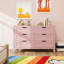 Ensemble de rangement de chambre à coucher moderne Abra (ensemble de commode à 6 tiroirs et table de chevet à 2 tiroirs)-132578625