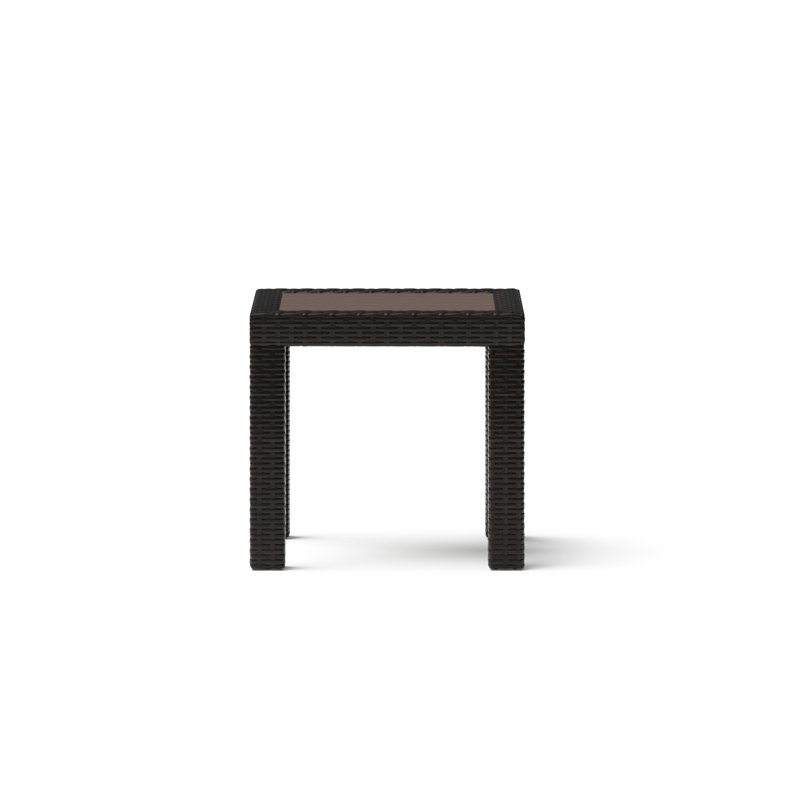 Table d'appoint en aluminium l 20 po x P 20 po Fionnula